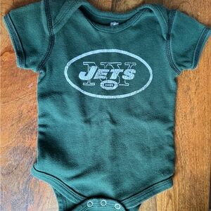 NY Jets Green Baby Onesie